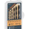 Juego De Brocas Para Madera Truper 6 Piezas Cod. Jbma-6