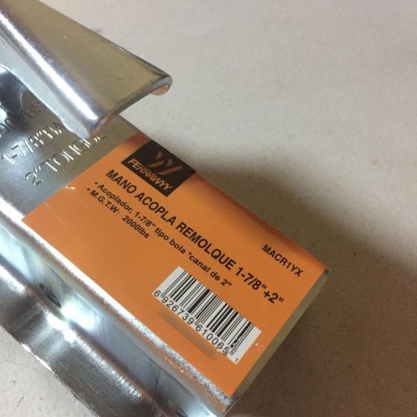 Acople Para Carro De Arrastre Para 2000 Libras, 50 X 50 Xms - Imagen 2