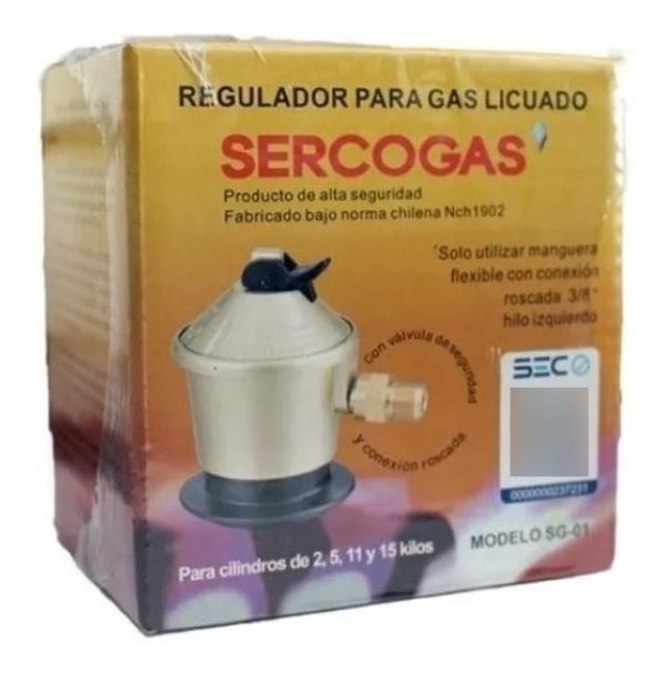 Regulador De Cocina Sercogas Certificado - Imagen 4
