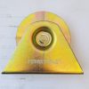 1 Rueda Porton 9 Cm. Con Base Para Soldar O Usar Con Pernos