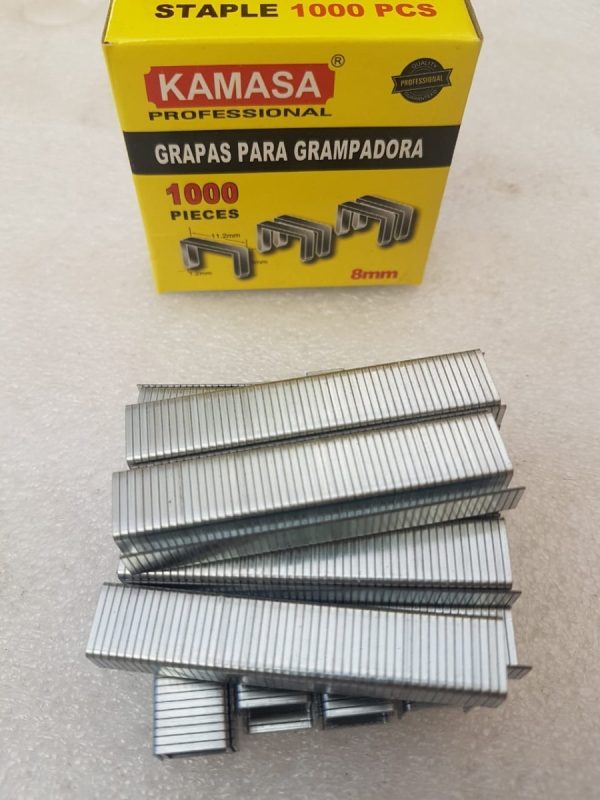 Grapas Kamasa 8 Mm , Grosor 1,2 Mm , 3 Caja De 1000 - Imagen 3