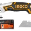 Cuchillo Cartonero Ingco Con 5 Repuestos + 10 Rep. Truper
