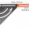 Escuadra Rápida De Aluminio Macizo 7 PuLG. Y Extensible - Imagen 2