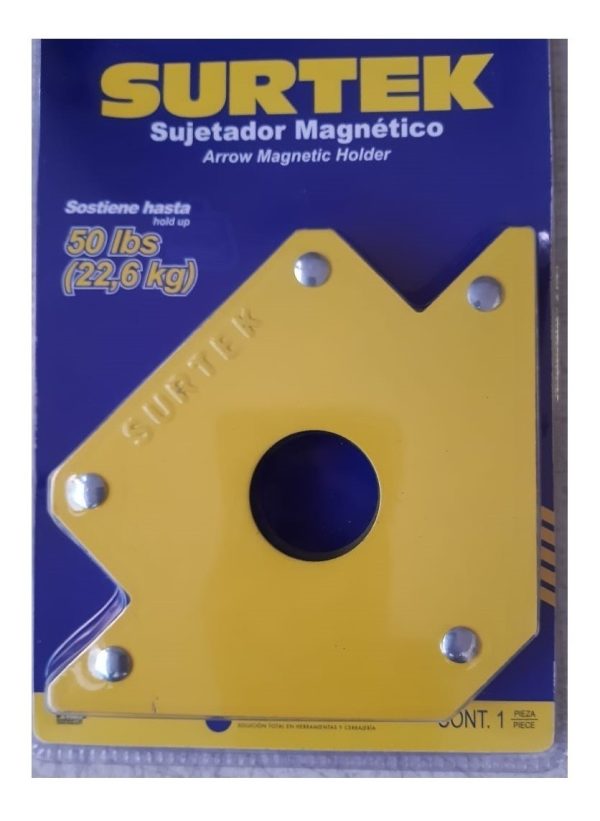 1 Escuadras Magnética Soldar 50 Lb Surtek - Imagen 3