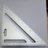Escuadra De Aluminio Macizo De 7 Pulgadas , medida en Cms.