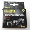 Grapas Kamasa De 10 Mm, 3 Cajas De 1000 Corchetes