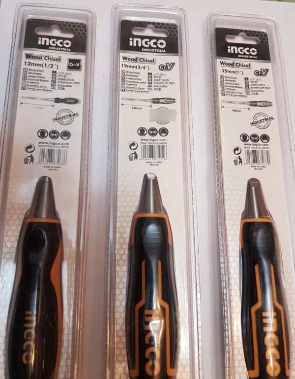 Set De Formones Para Madera Ingco , 3 Unidades - Imagen 4