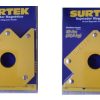 Set 2 Escuadras Esquina Magnéticas Soldar 50 Lb Surtek