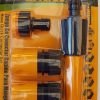 Kit Accesorios Acople Rápido Para Riego Plásticos 4 Piezas