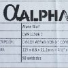 Alpha , 50 Discos De Corte Metal 4 1/2, 0,8 Mm - Imagen 3
