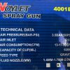 Pistola Para Pintar 4001b Alta Presión Profesional Voylet - Imagen 2