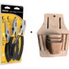Set De 3 Alicates Pretul + Estuche Electricista