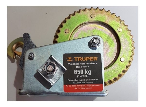 Enganche , Malacate Para Tirar Hasta 650 Kilos, Truper - Imagen 4