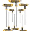 Set Llaves Torx Mango En T Industrial 8 Piezas T10-t50 Ingco