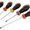 Juego De 5 Desarmadores, Mangos Comfort Grip, Truper, 14138