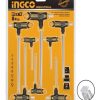 Set Llaves Torx Mango En T Industrial 8 Piezas T10-t50 Ingco - Imagen 2