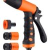 Set Pistola Riego Jardin, Adaptadores Manguera Alta Presión