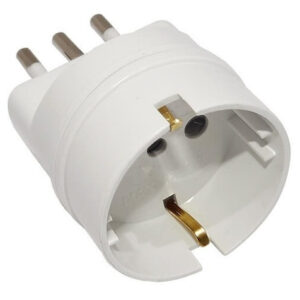 Adaptador Europeo A Chileno ( Schuko) , Certificado Sec.