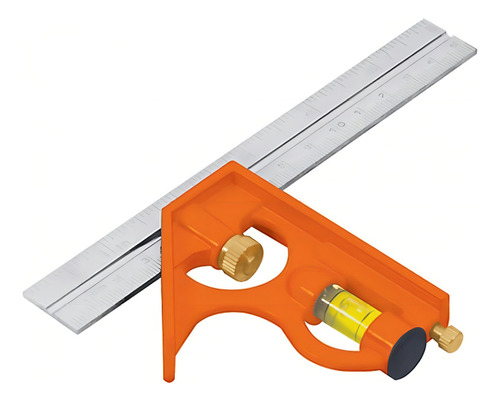 Toolmak Tmk-19424 Escuadra Combinacion 12 Pgdas / 300mm Profesional Nivelador - Imagen 3