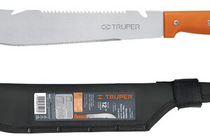 Machete Rambo 12 Cacha Remachada Naranja C/funda 15890