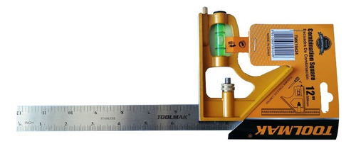 Toolmak Tmk-19424 Escuadra Combinacion 12 Pgdas / 300mm Profesional Nivelador - Imagen 2