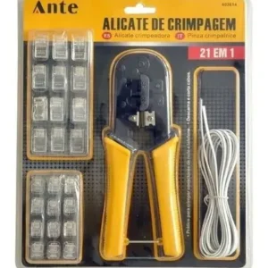 Set Alicate Crimpeadora  Pelacables  Ante + Accesorios