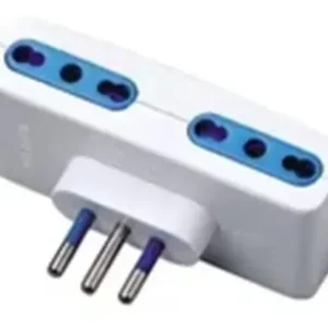Enchufe Múltiple  Adaptador 4 Entradas, 3 Patas , 10 Amp.