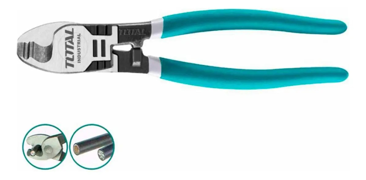 Alicate Marca Total , Corta Cables 6 Pulgadas - Imagen 2