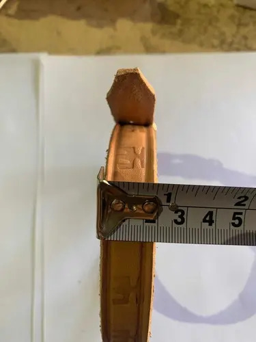 Collar Para Perro Hecho En Suela , Perros Chicos Beige Copa S - Imagen 3