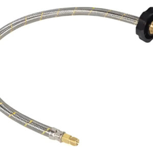 Manguera Flexible Para Cilindros De 45 K.  Coflex Con Sec Plateado