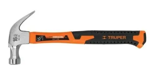 Martillo Carpintero Uña Curva Truper 16oz Mango Fibra - Imagen 2