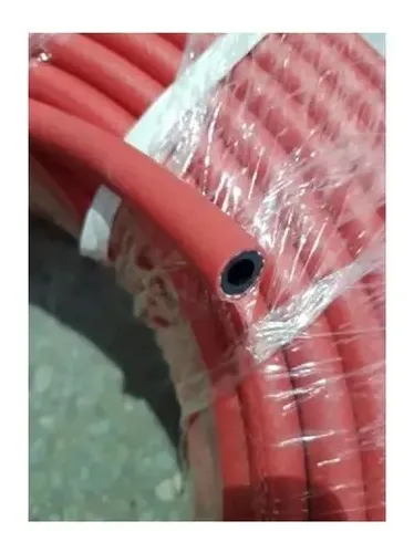 5 Metros Manguera Alta Presión 1/4 Uso Soplete Y Compresor Rojo - Imagen 3