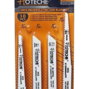 Jgo. Set De 10 Hojas Para Sierra Sable Madera/metal/plástico