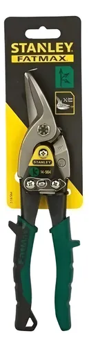 Tijera Cortar Lata T/aviación 10 Corte Derecho Stanley Verde