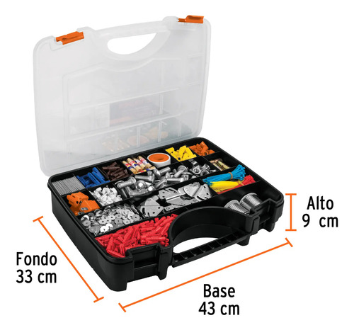 Caja Plástica Organizador Herramientas Truper. Org-17x Gris - Imagen 5