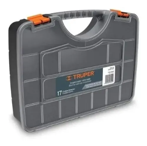 Caja Plástica Organizador Herramientas Truper. Org-17x Gris - Imagen 3