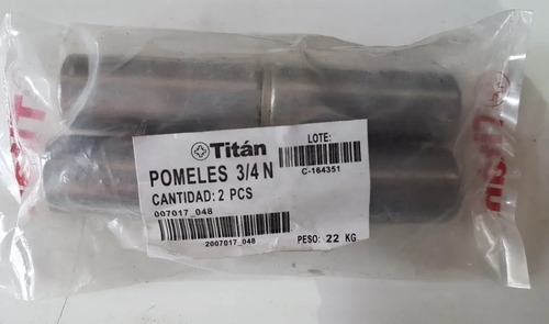 2 Pomeles De 3/4 Pulgadas, Marca Titan - Imagen 4