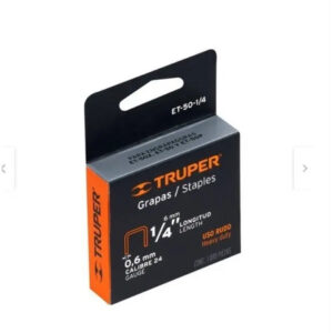 Grapas 1/4 ,3000 Piezas Para Et-50 Marca Truper