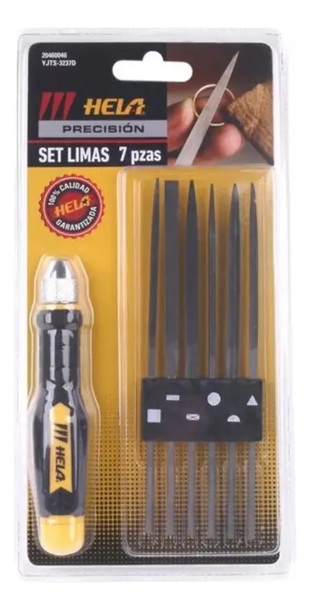 Limas De Precisión Set 7 Piezas Hela Joyería-modelismo - Imagen 4