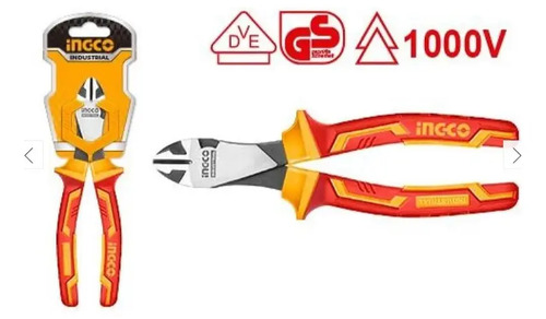 Alicate Cortante Aislado 1000v 7puLG Cr-v Ingco Hihdcp28188 - Imagen 3