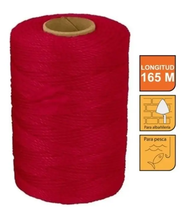 Hilo Rojo Para Albañil Truper Bobina De 165 Mt. - Imagen 3
