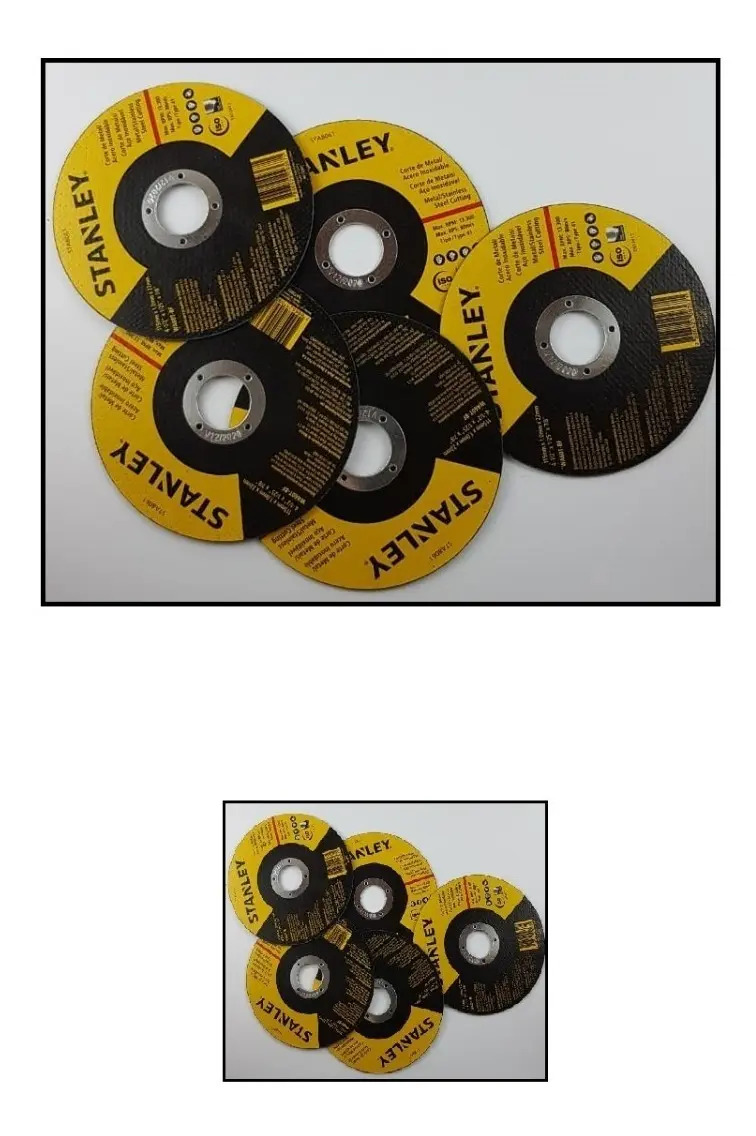 Stanley , 100 Discos De Corte Metal 4 1/2 Negro - Imagen 2