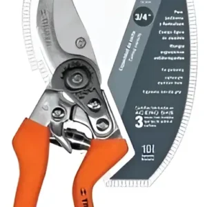 Tijera Podar  Truper Profesional Cuchilla 8 1/2 T-45 Naranja Claro