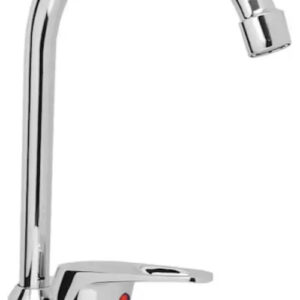 Llave Monomando Lavaplatos  Aquakit Modelo Roma Plateado