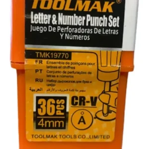Letras Martillo De Golpe 4 Mm, 36 Piezas