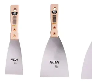 Set 4 Espátulas  Marca Hela , Ancho 40 , 60, 100 Y 140 Mm