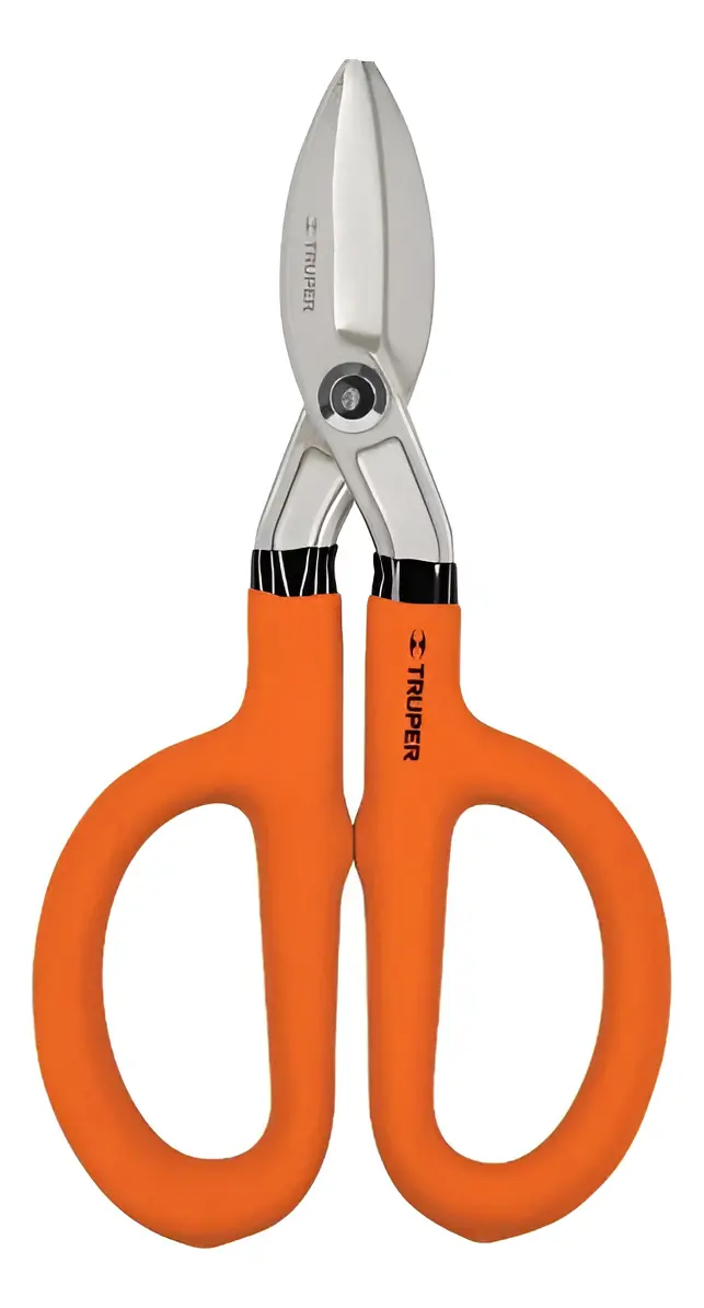 Tijeras Hojalatera Cortar Lata De 8 Pulgadas Truper Th-8 Naranja