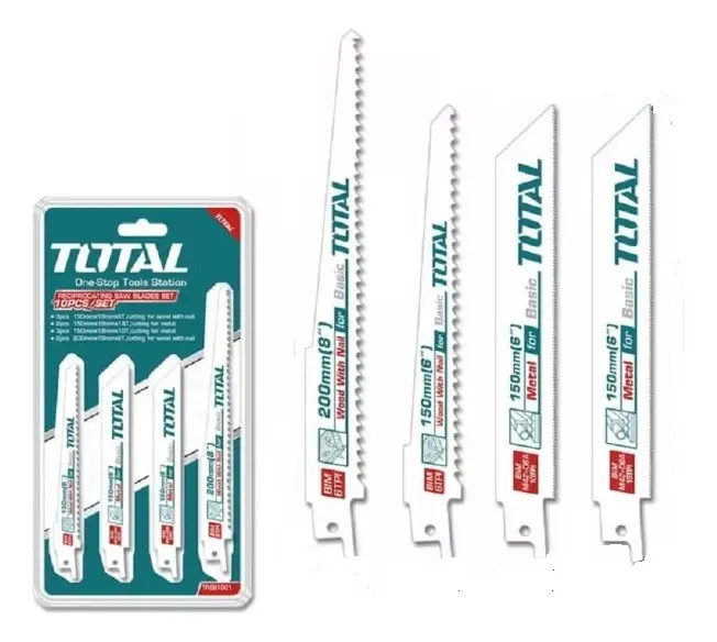 Set Sierras Sable Para Madera, Metal, 10 Pzs. Total Trsb1001