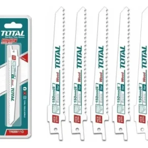 Set Hojas De Sierra Sable Para Madera 5 Pzs Total Trsb611d