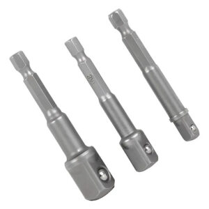Juego Adaptadores Taladro X 3 Dado 1/4' 3/8' Y 1/2 Truper